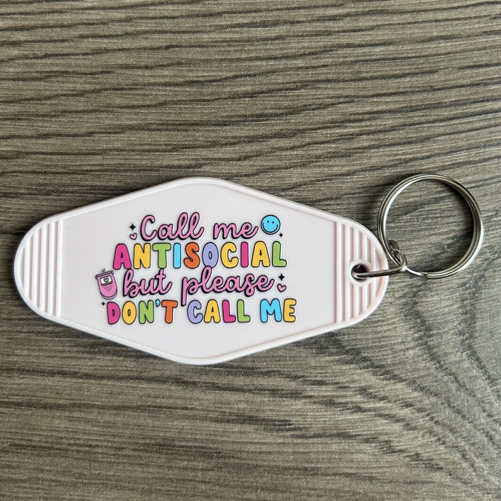 Handmade Vintage Style Motel Keychain Funny Colorful - Choice of 1 - Picture 7 of 12
